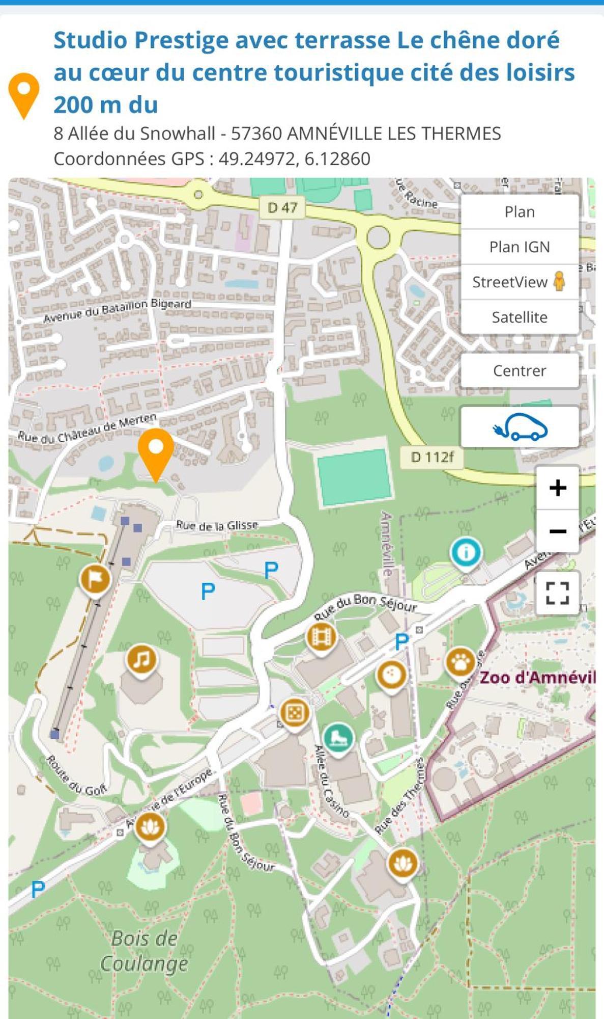 Studio Prestige Avec Terrasse Le Chene Dore Au Coeur Du Centre Touristique Cite Des Loisirs 200 M Du Galaxie,Face Au Snowworld Parking Gratuit Privatif Amnéville Zewnętrze zdjęcie